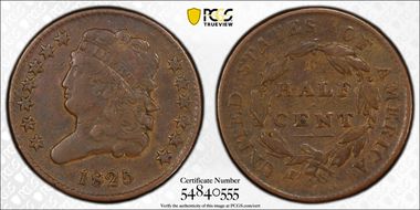 1825 1/2C VF25BN