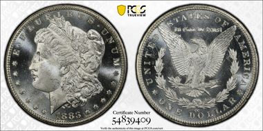 1883-CC $1 MS65DMPL