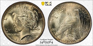 1924 $1 MS65