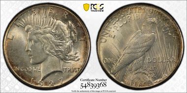 1927 $1 MS63
