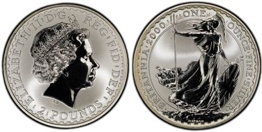 2000 £2 S-BF2 Britannia Ag MS69