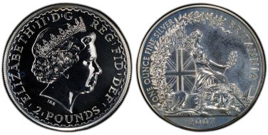 2007 £2 S-BF11 Britannia Ag MS66