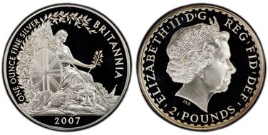 2007 £2 S-BF11 Britannia Ag PR68DCAM