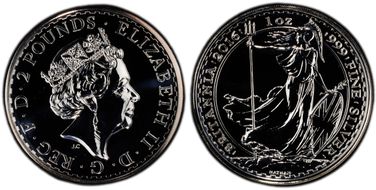 2016 £2 S-BF5 Britannia Ag Smooth Fields MS69