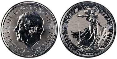 2024 £2 Britannia Ag MS68