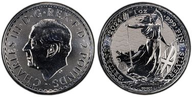 2024 £2 Britannia Ag MS67
