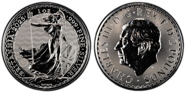 2025 £2 Britannia Ag MS69