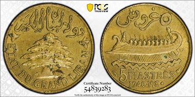 1940 5 Pia Lec-31 MS63