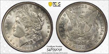 1888 $1 MS63