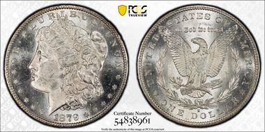 1879-S $1 MS64