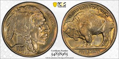 1938-D 5C Buffalo MS66