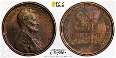 1909 VDB 1C DDO, FS-1102 MS64BN