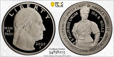 2025-S 25C Ida B. Wells PR69DCAM