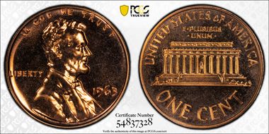 1963 1C PR66RD