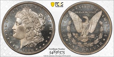 1888-O $1 MS65+ DMPL