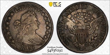 1806 50C O-115a VF35