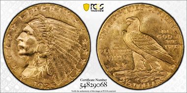1925-D $2.50 MS64