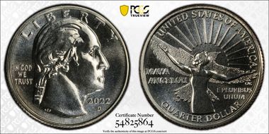 2022-D 25C Maya Angelou MS68