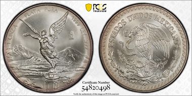 1999-Mo Onza Libertad Ag MS68