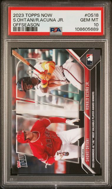 2023 Topps Topps Now #OS18 Shohei Ohtani front