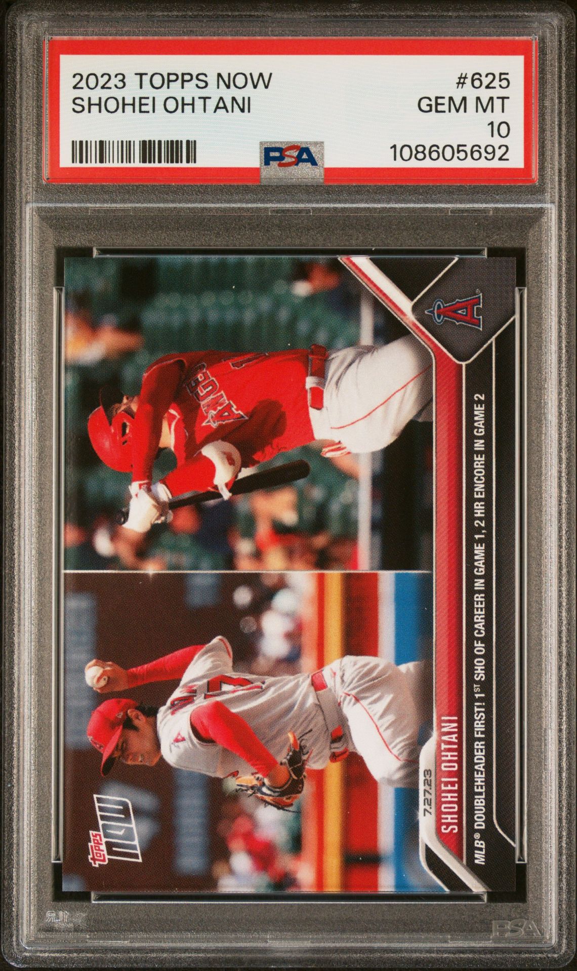 2023 Topps TOPPS NOW #625 Shohei Ohtani front