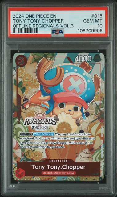 2024 One Piece One Piece Offlineregionalsvol.3 #015 Tony Tony Chopper front
