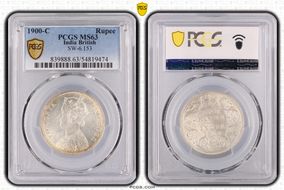 1900-C Rupee SW-6.153 MS63