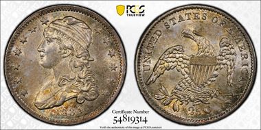 1834 25C Browning 2 MS64