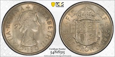 1965 1/2 Cr S-4145 MS65