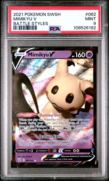 2021 Pokemon Battle Styles #062 Styles / Mimikyu front