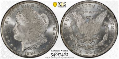 1884-CC $1 GSA Hoard MS65+