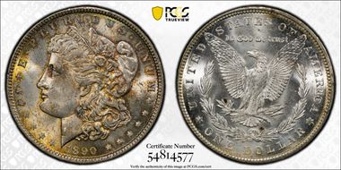 1890 $1 MS64