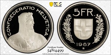 1987 B 5 Fr PR69DCAM