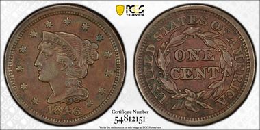 1846 1C N-3, Small Date N1BN