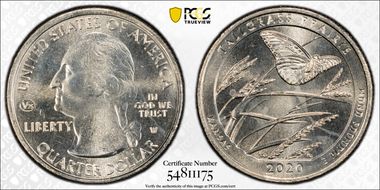 2020-W 25C Tallgrass Prairie NP V75 MS66