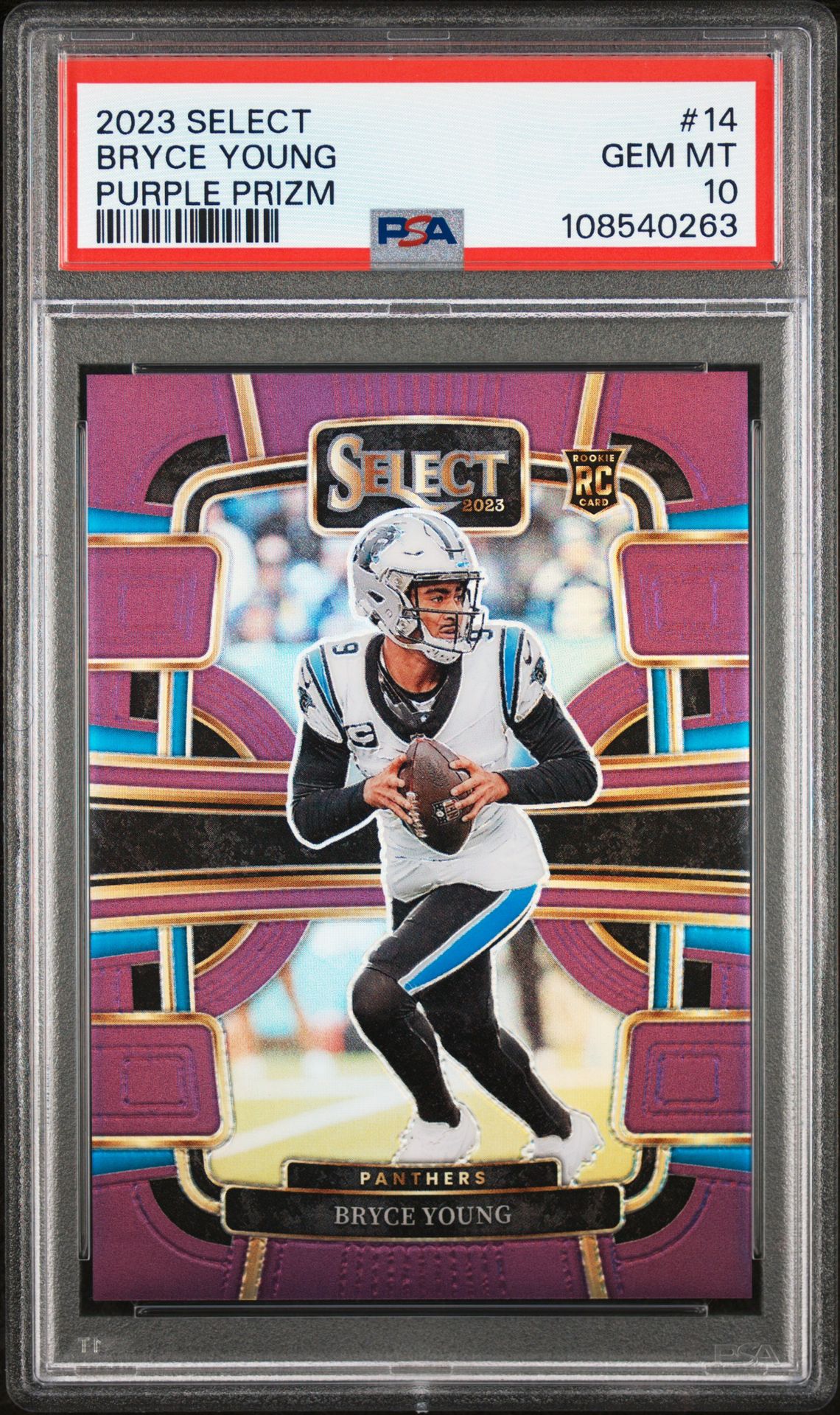 2023 Panini Panini Select GOLD PRIZM #14 Bryce Young front