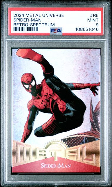 2024 SkyBox Retro-Spectrum SPECTRUM #R5 Spider-Man front