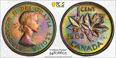 1962 1C MS64BN