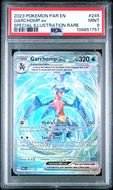 2023 Pokemon Par En-Paradox Rift Garchomp Ex #245 (Special Illustration Rare) Mint 9 front