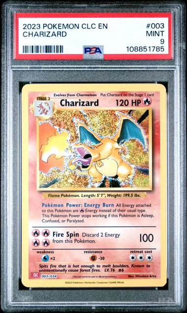 2023 Pokemon Clc-Trading Card Game Classic Charizard & Ho-Oh Ex Deck Charizard #003 Mint 9 front