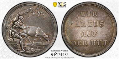 (c.1797) Medal  Sommer-B80b Ag AU55
