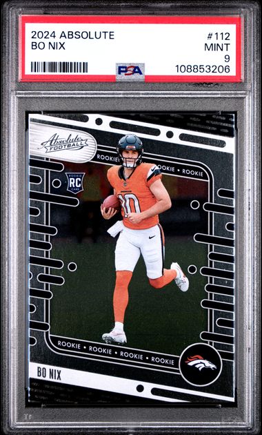 2024 Panini Absolute Bo Nix #112 Mint 9 front