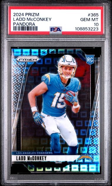 2024 Panini Prizm Ladd Mcconkey #365 (Pandora) Gem Mt 10 front