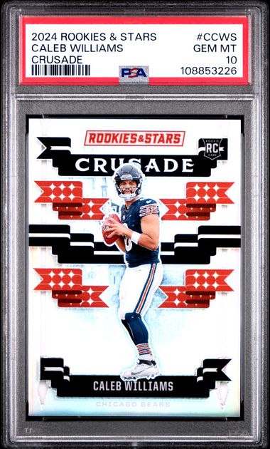 2024 Panini Rookies & Stars Crusade Caleb Williams #Ccws Gem Mt 10 front