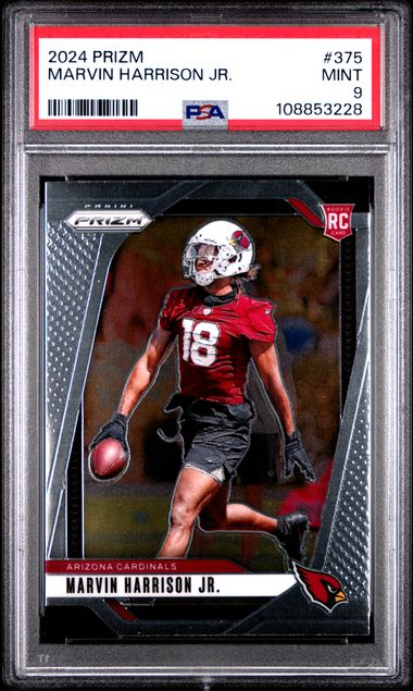 2024 Panini Prizm Marvin Harrison Jr. #375 Mint 9 front