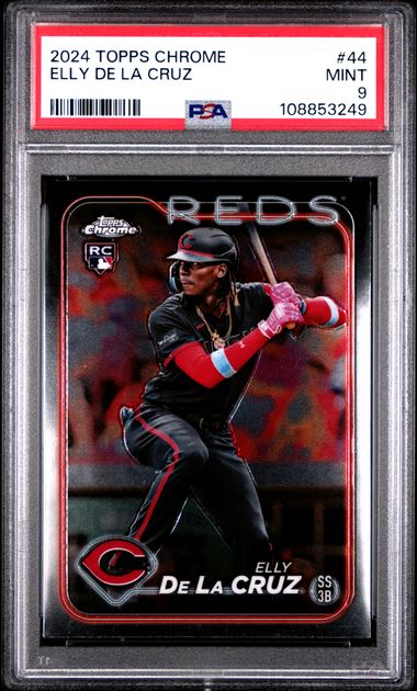 2024 Topps Chrome Elly De La Cruz #44 Mint 9 front