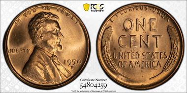 1950-D 1C MS65RD