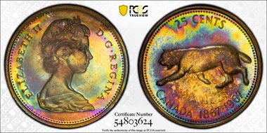 1967 25C 0.800 Ag PL67