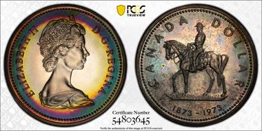 1973 S$1 R.C.M.P. Ag SP66