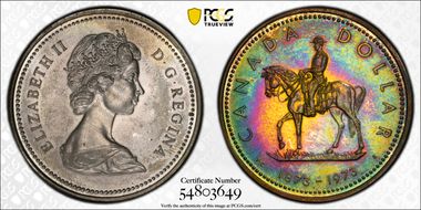 1973 S$1 R.C.M.P. Ag SP63